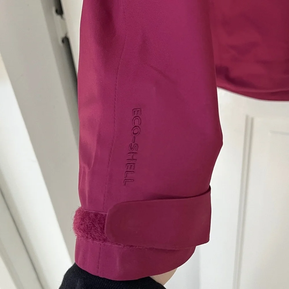 Fjallraven Dark Fuchsia Waterproof Keb Eco-Shell Jacket Sz XS - Picture 10 of 16